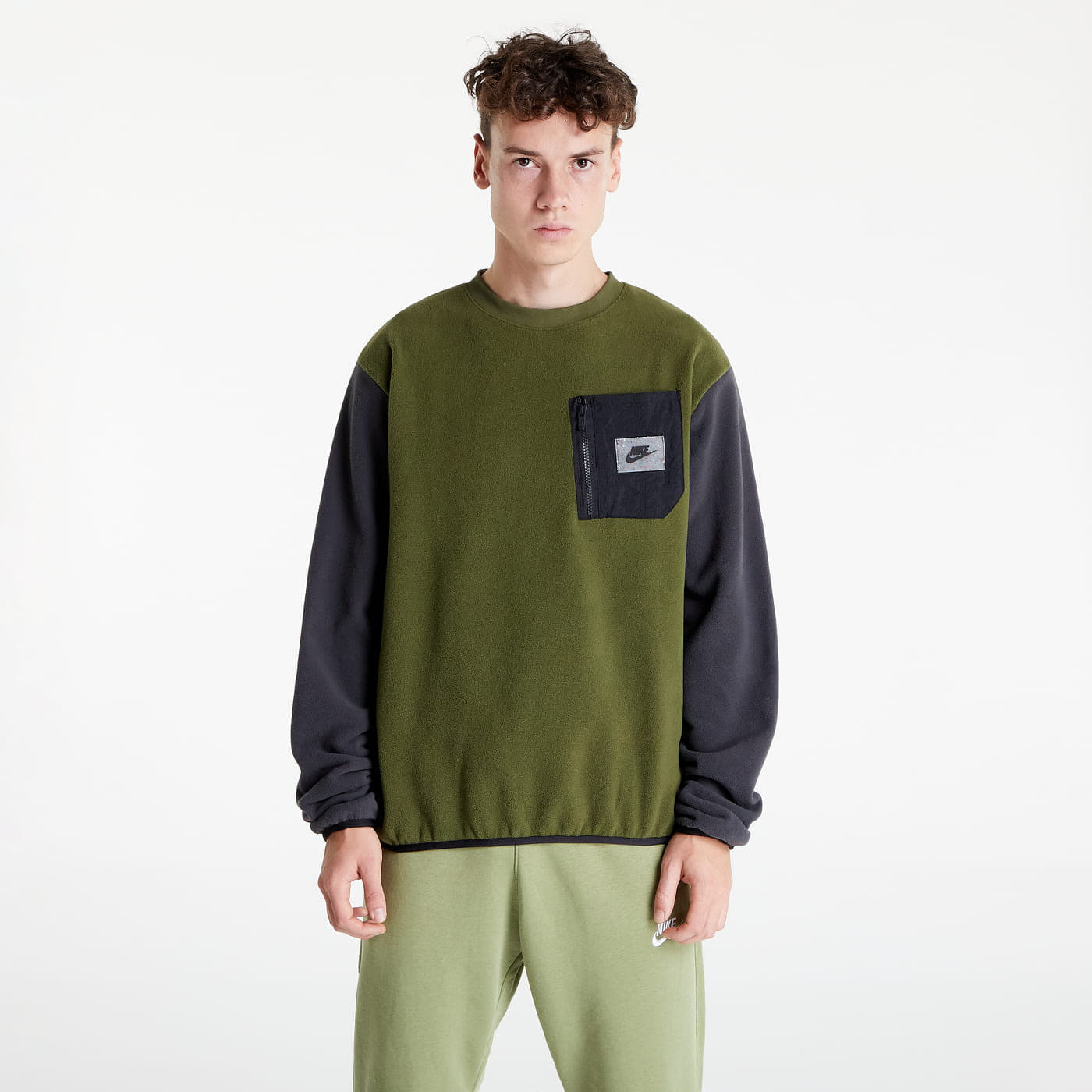 Kapucnis pulóverek és pulcsik Nike Sportswear Therma-FIT Utility Fleece Sweatshirt Green