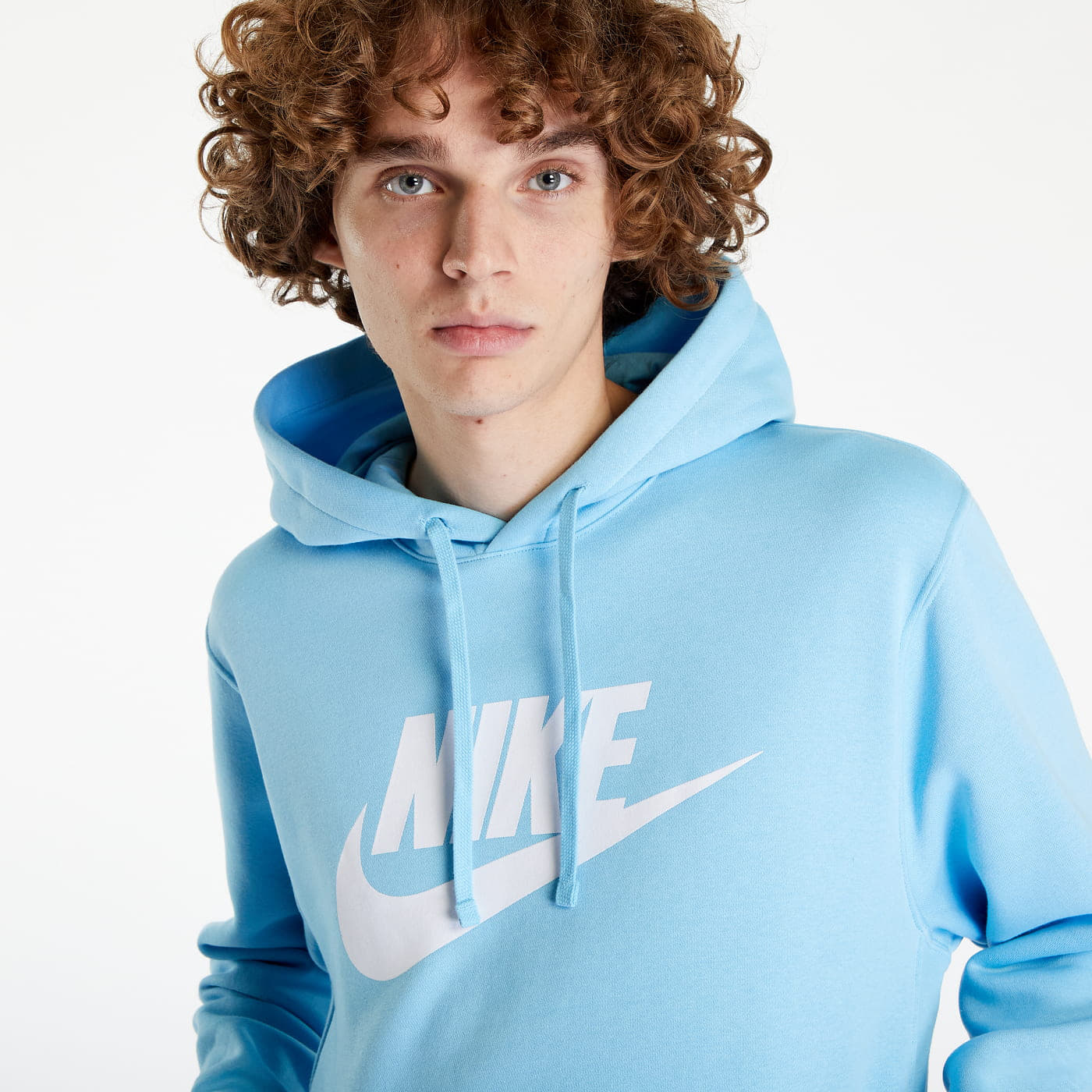 Kapucnis pulóverek és pulcsik Nike Sportswear Club Fleece Graphic Pullover Hoodie Blue
