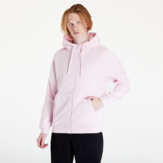 Nike club fleece hoodie pink top