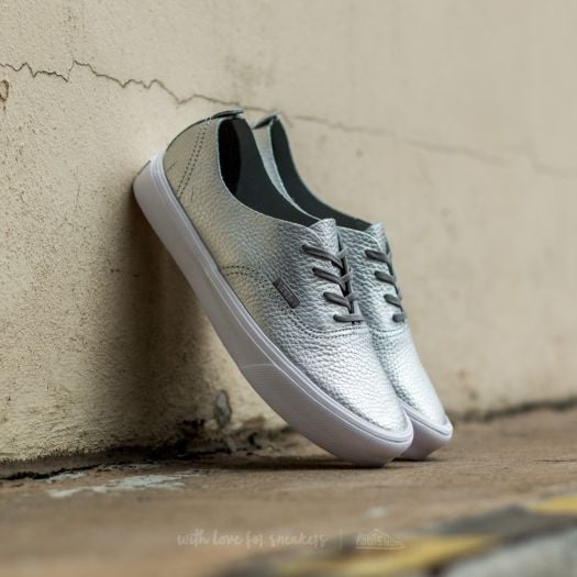 Manner Vans Authentic Decon Leather Silver Footshop