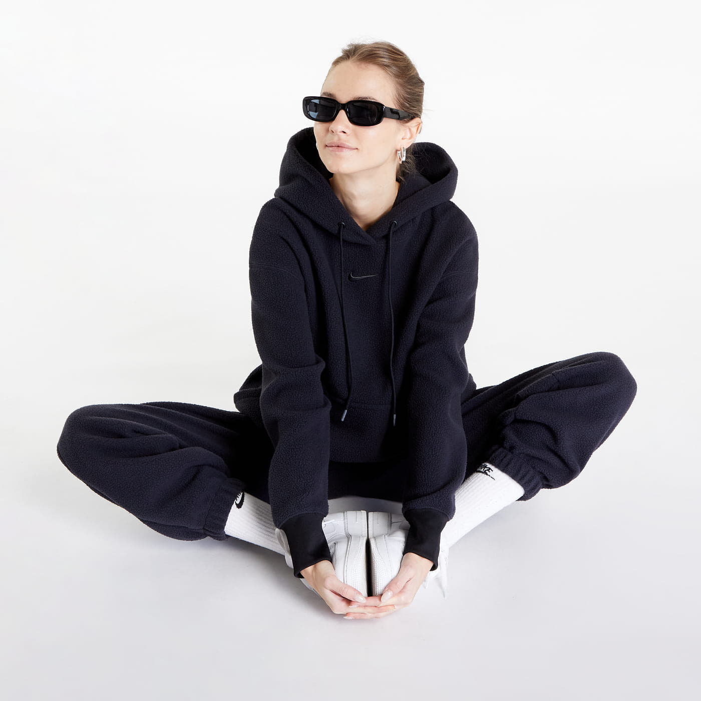 Puloverji   Nike Sportswear Plush Pullover Hoodie Black
