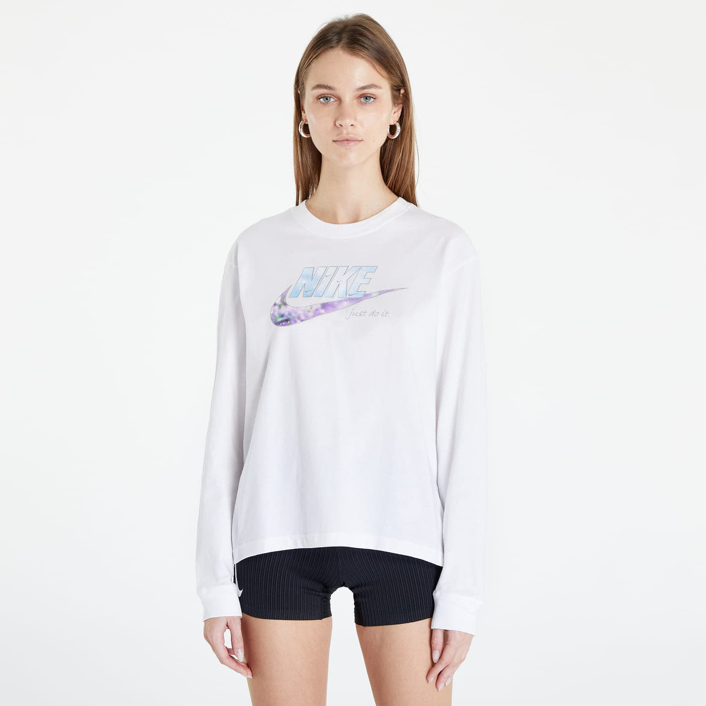 Nike - sportswear women's long-sleeve t-shirt white