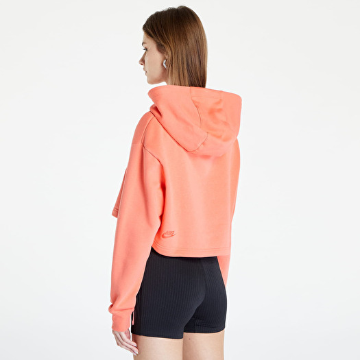 Fleece crop hoodie online