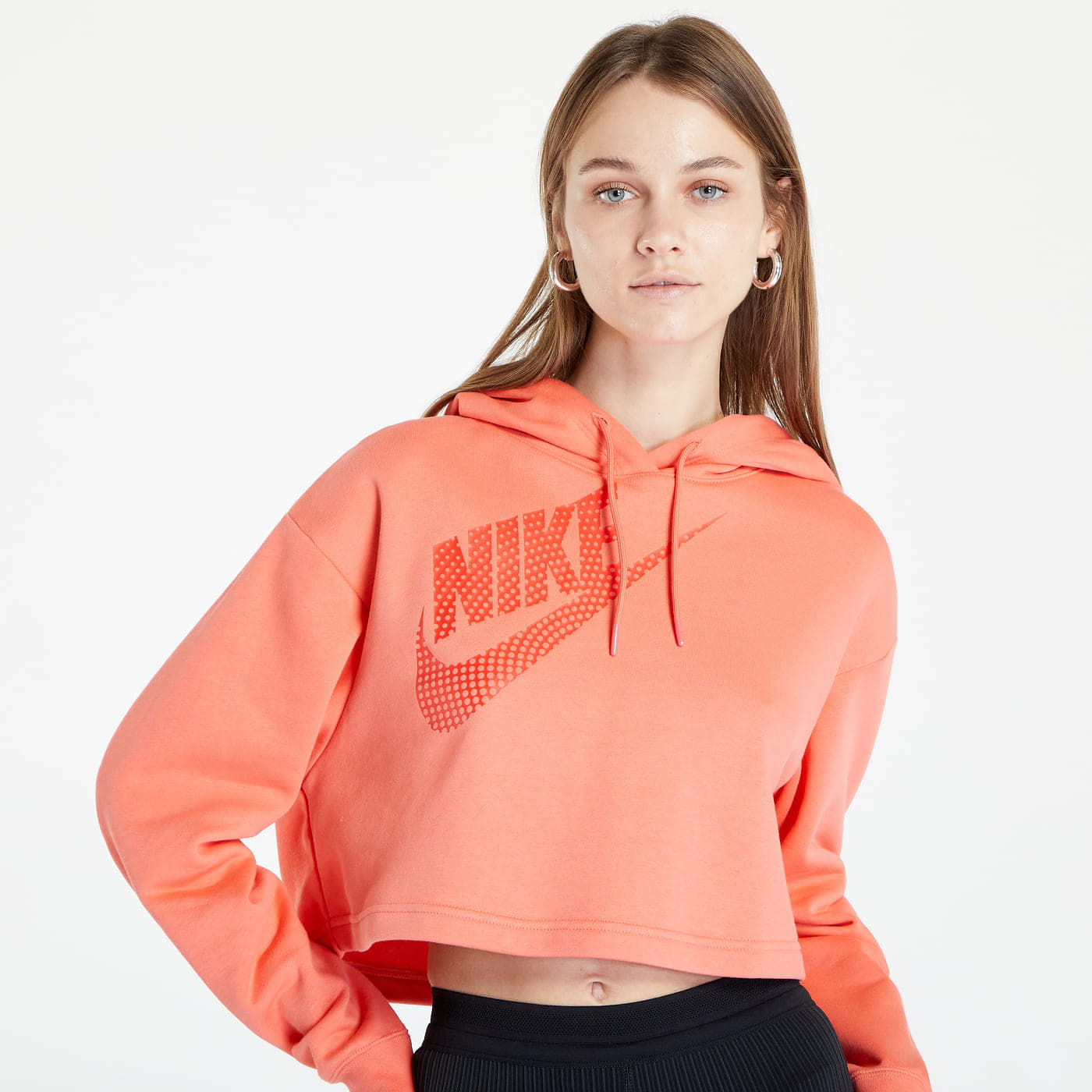 womens coral nike hoodie