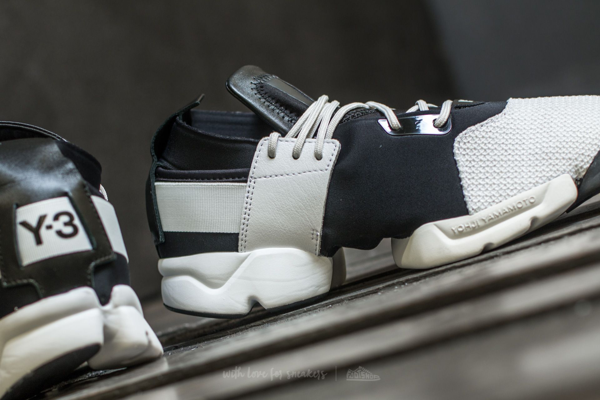 Dětské tenisky a boty Y-3 KYDO Crystal White/ Core Black/ Crystal White
