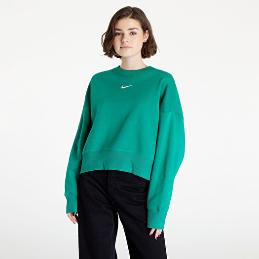 Green nike jumper womens discount