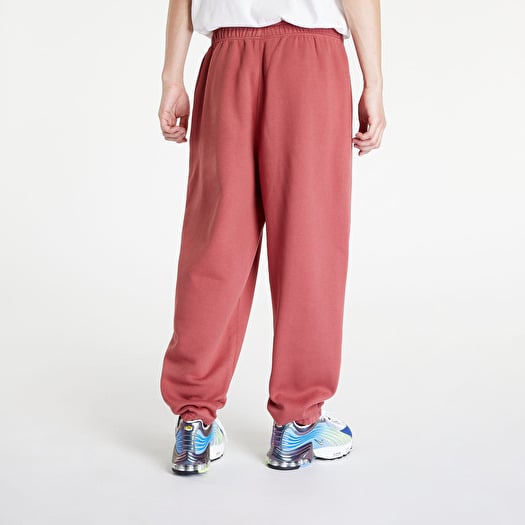 Jogger Pants Nike Solo Swoosh Fleece Trousers Canyon Rust White Footshop