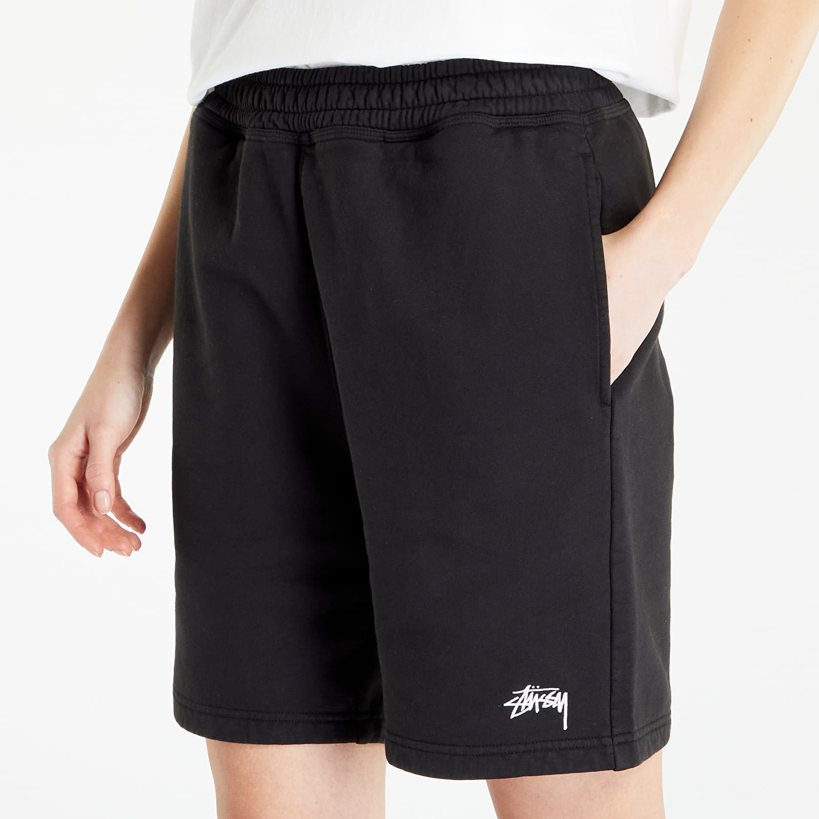 Pantalones cortos Stüssy Stock Logo Short UNISEX Black