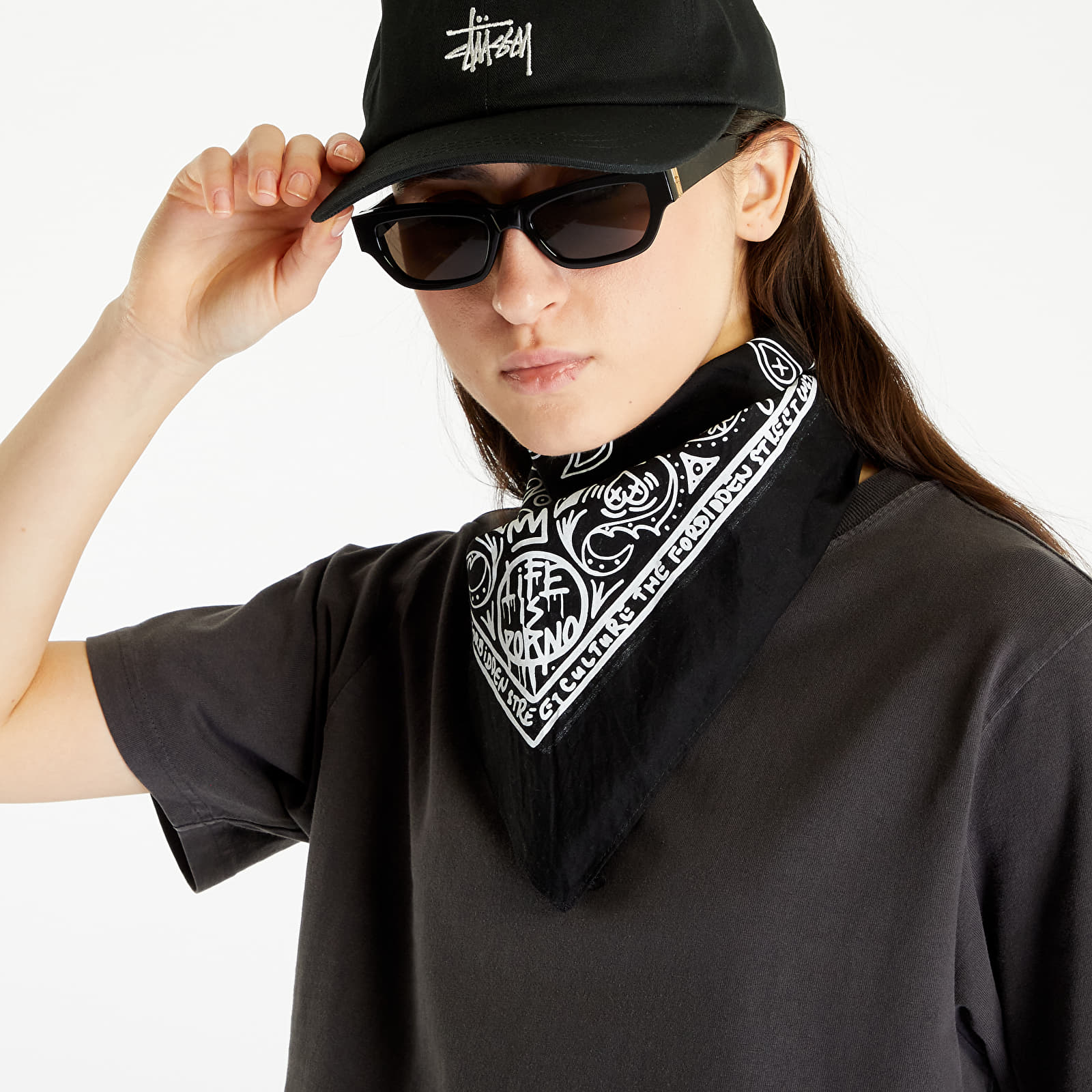 T-shirts Stüssy Pigment Dyed Crew T-Shirt UNISEX Black