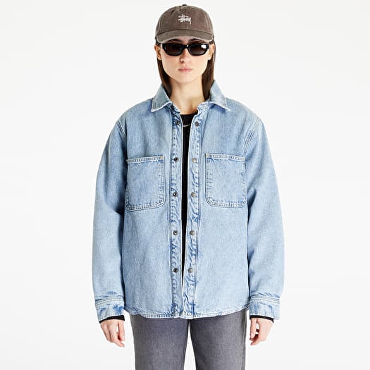 Stussy Sherpa Lined Denim Shirt Jacket UNISEX