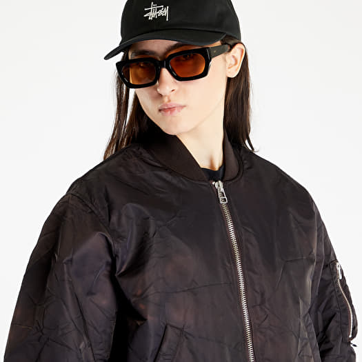 ジャケット・アウター unknown mohair bomber stussy damagedone Shop Stussy Dyed Nylon Bomber Jacket In Black - Fast
