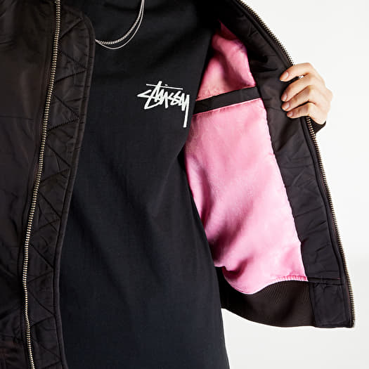 Bomber Jackets Stüssy Dyed Nylon Bomber UNISEX Dark Brown