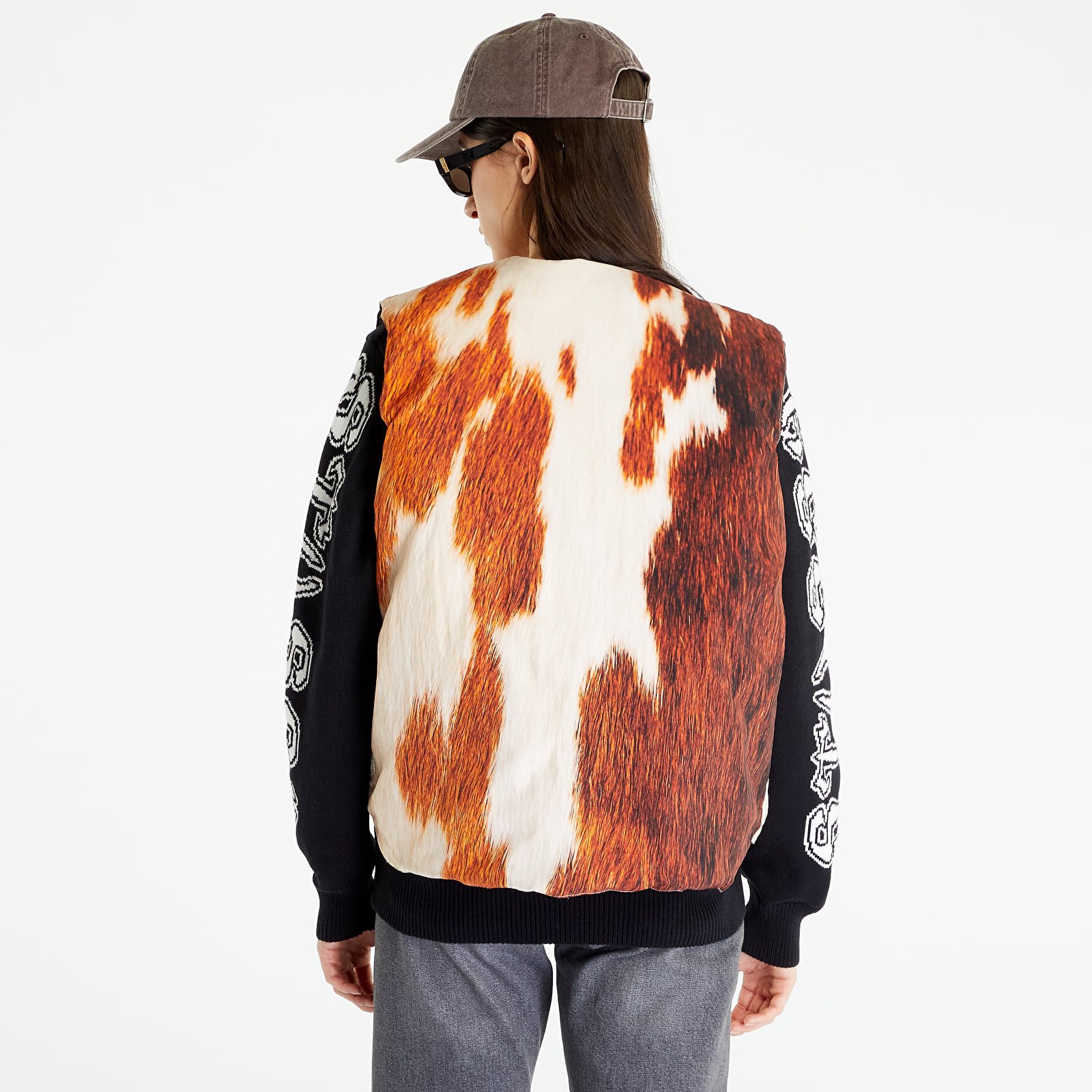Vests Stüssy Revesrible Quilted Vest UNISEX Cowhide