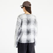 Sweaters Stüssy Hairy Plaid Cardigan UNISEX White/ Grey