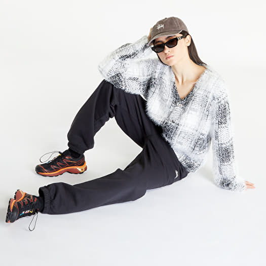 Sweaters Stüssy Hairy Plaid Cardigan UNISEX White/ Grey