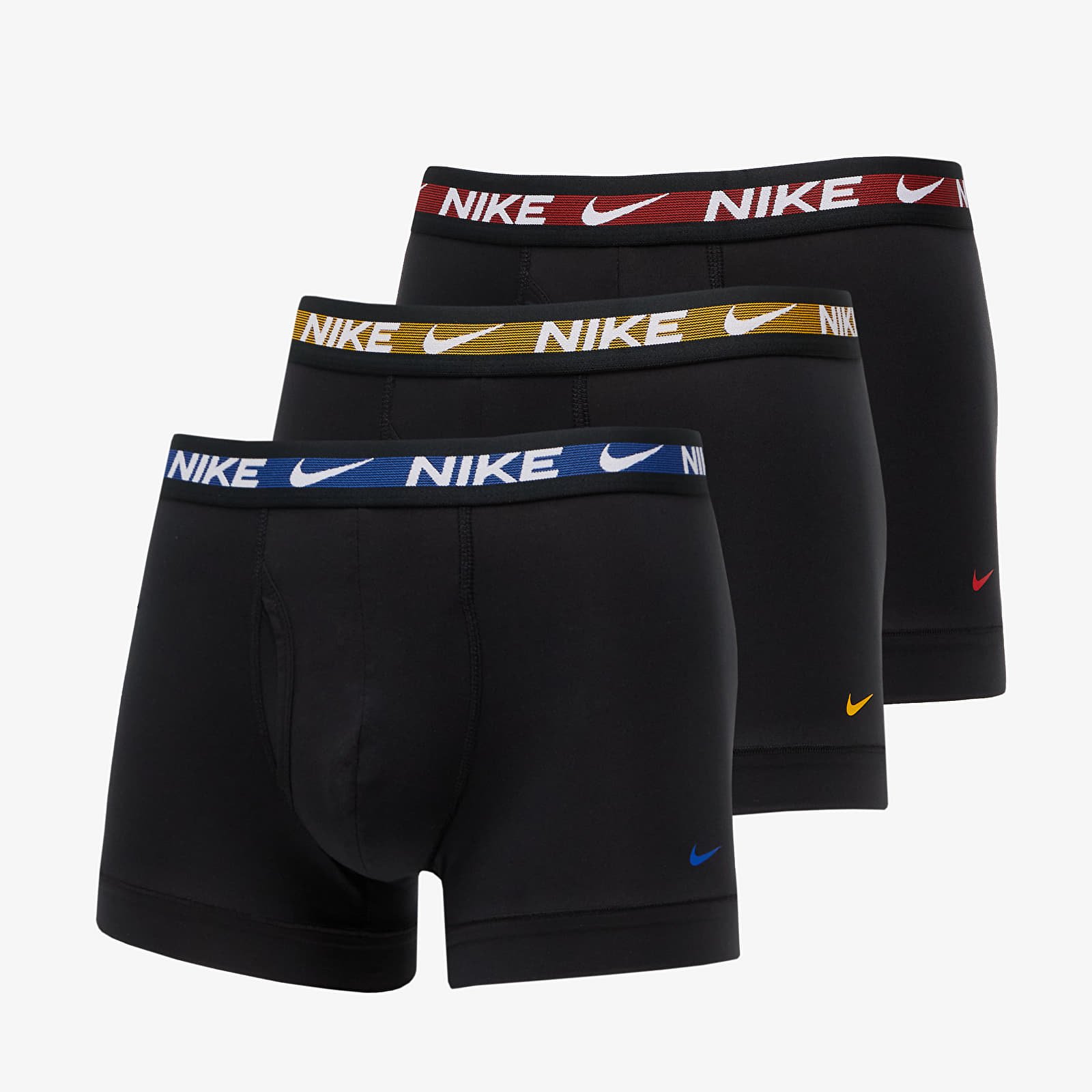 Boxeralsó Nike Dri-FIT Ultra Stretch Micro Trunk 3-Pack Black/ Uni Red/ Uni Gold/ Game Royal