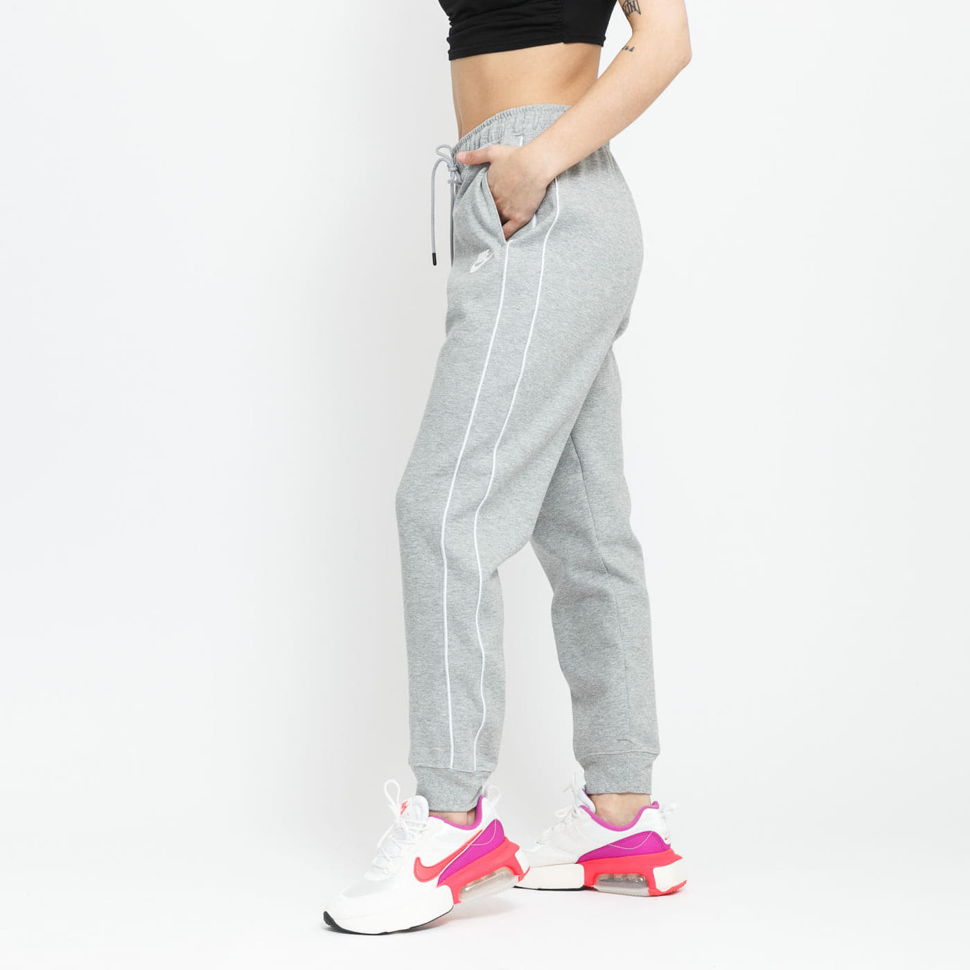 Trenerke Nike W NSW Millennium Essential Fleece Jogger Pant Grey