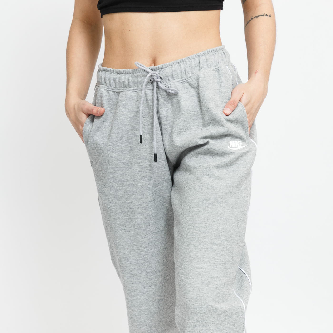 Trenerke Nike W NSW Millennium Essential Fleece Jogger Pant Grey