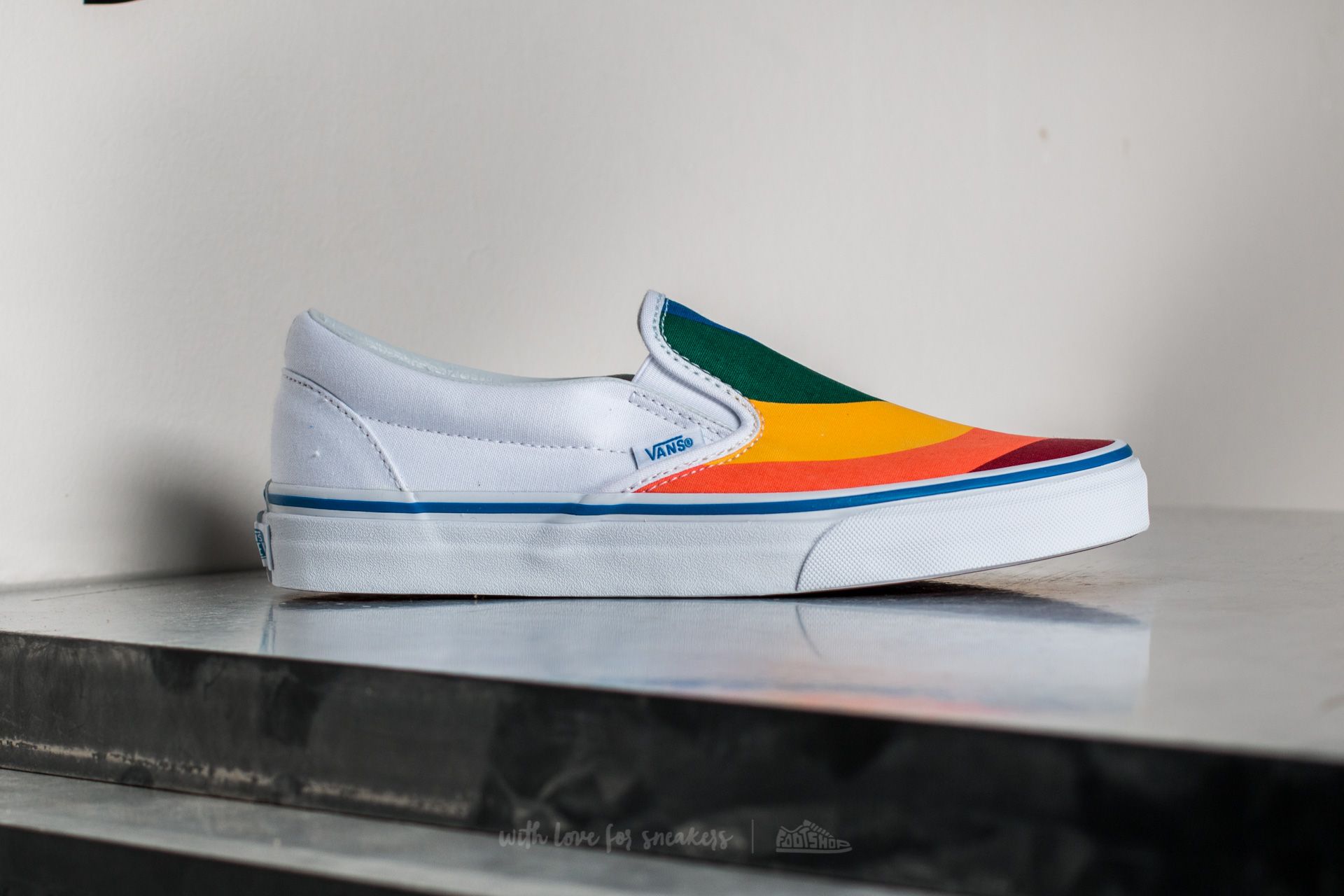 Classic rainbow vans sale
