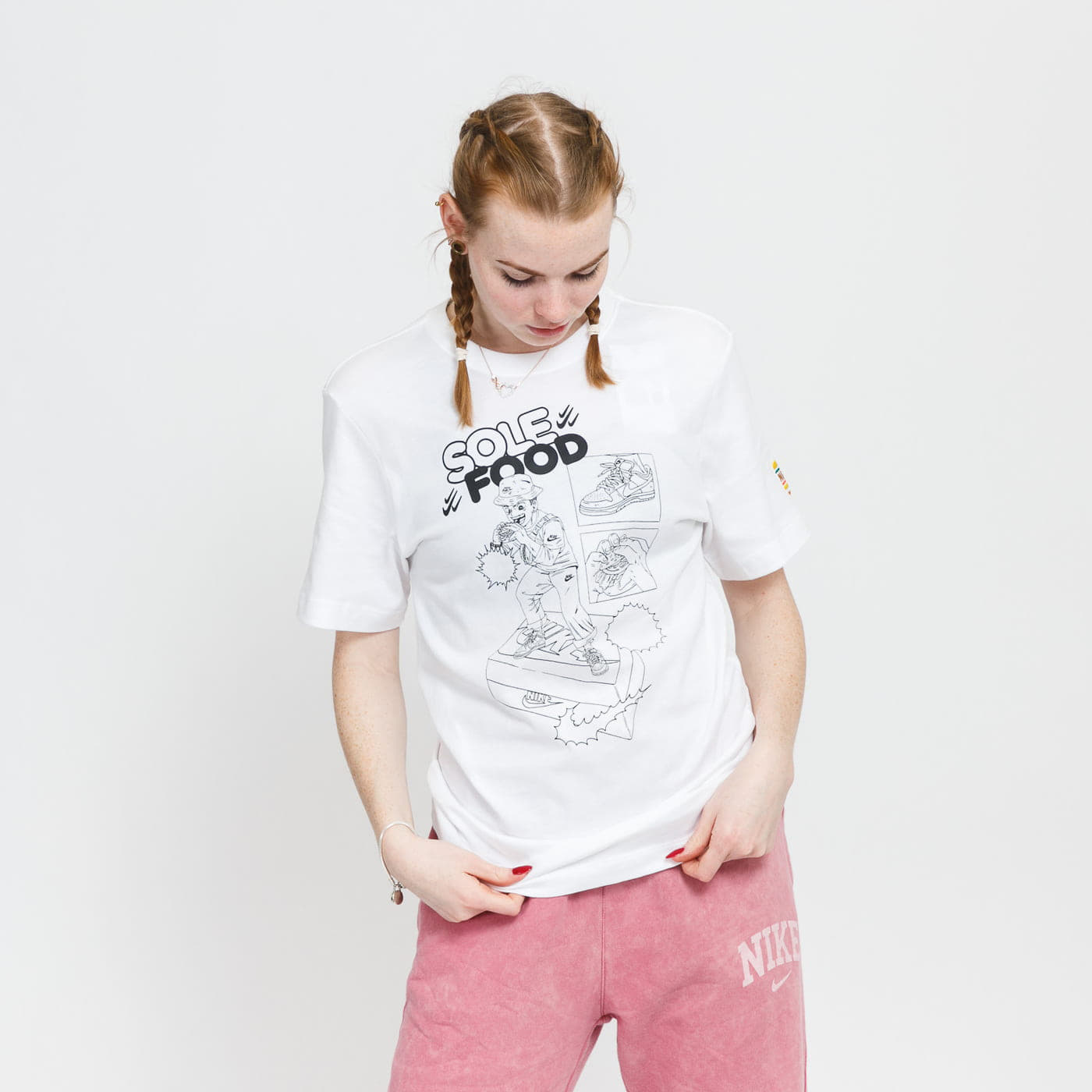 Pólók Nike Sportswear Sole Food Graphic Tee UNISEX White