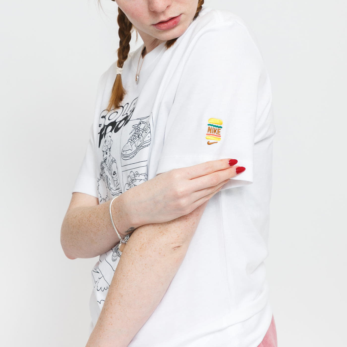 Pólók Nike Sportswear Sole Food Graphic Tee UNISEX White