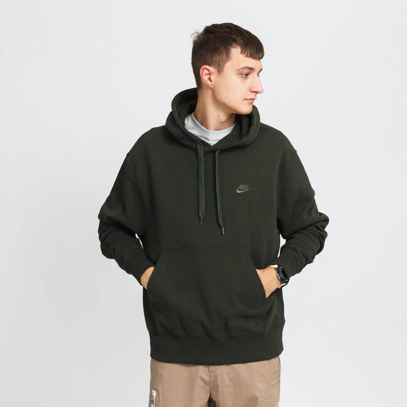 Hoodies and sweatshirts  Nike Sportswear Classic Fleece Hoodie Green