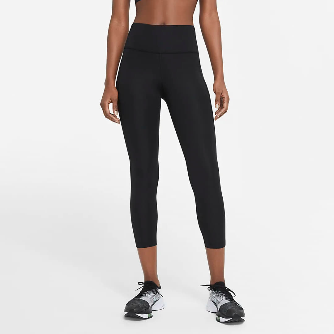 Κολάν Nike Fast Women's Cropped Running Tights Black