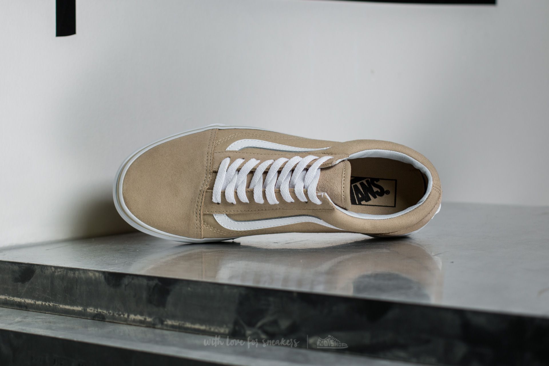 Vans old skool pig suede beige cheap