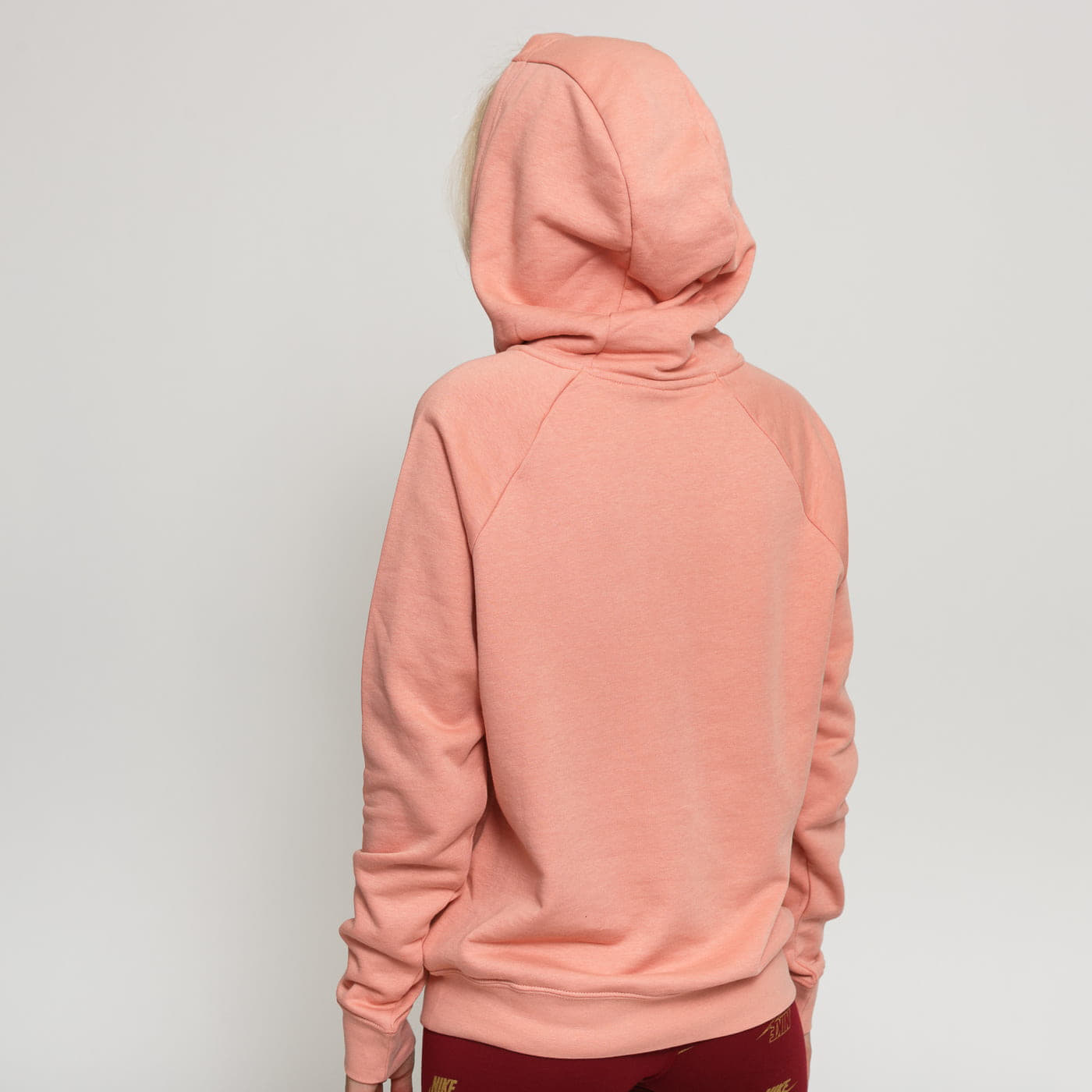 Mikiny a svetre Nike NSW Essential Fleece Pullover Hoodie Atmosphere/ White