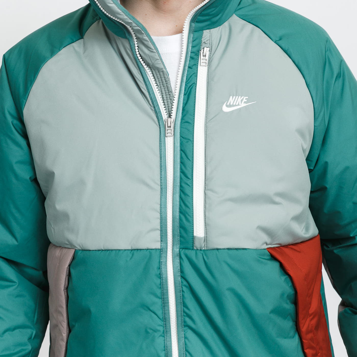 Kabátok Nike Sportswear Therma-FIT Legacy Hooded Jacket Turqoise