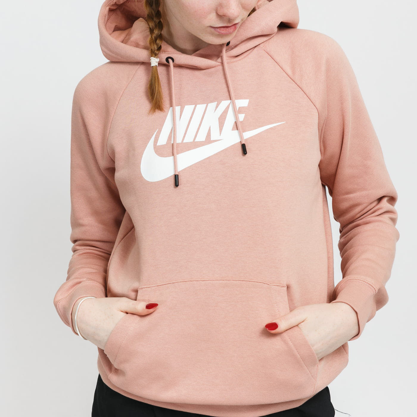 Hettegensere og sweatshirts Nike Sportswear Essential Fleece GX Hoodie Pink