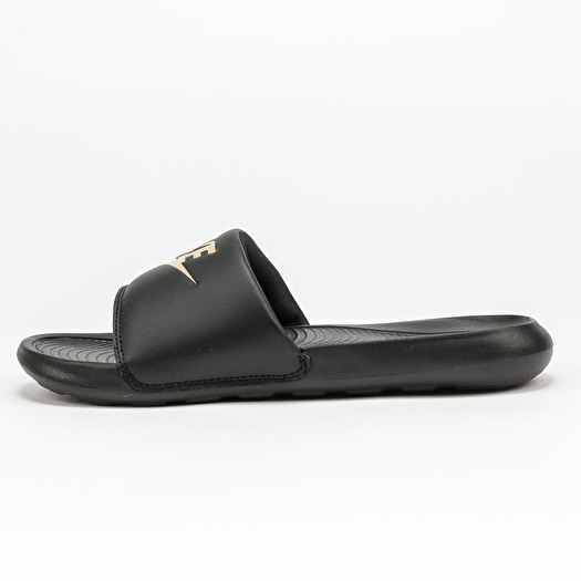 Herren Sneaker und Schuhe Nike Victori One Slide Black Metallic Gold Footshop