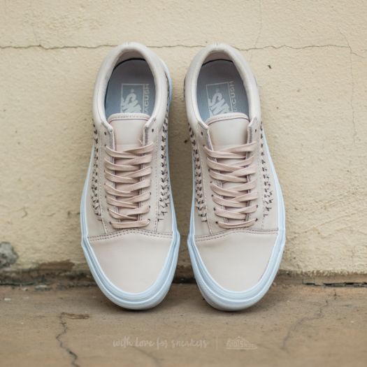 Leather old skool hot sale weave dx