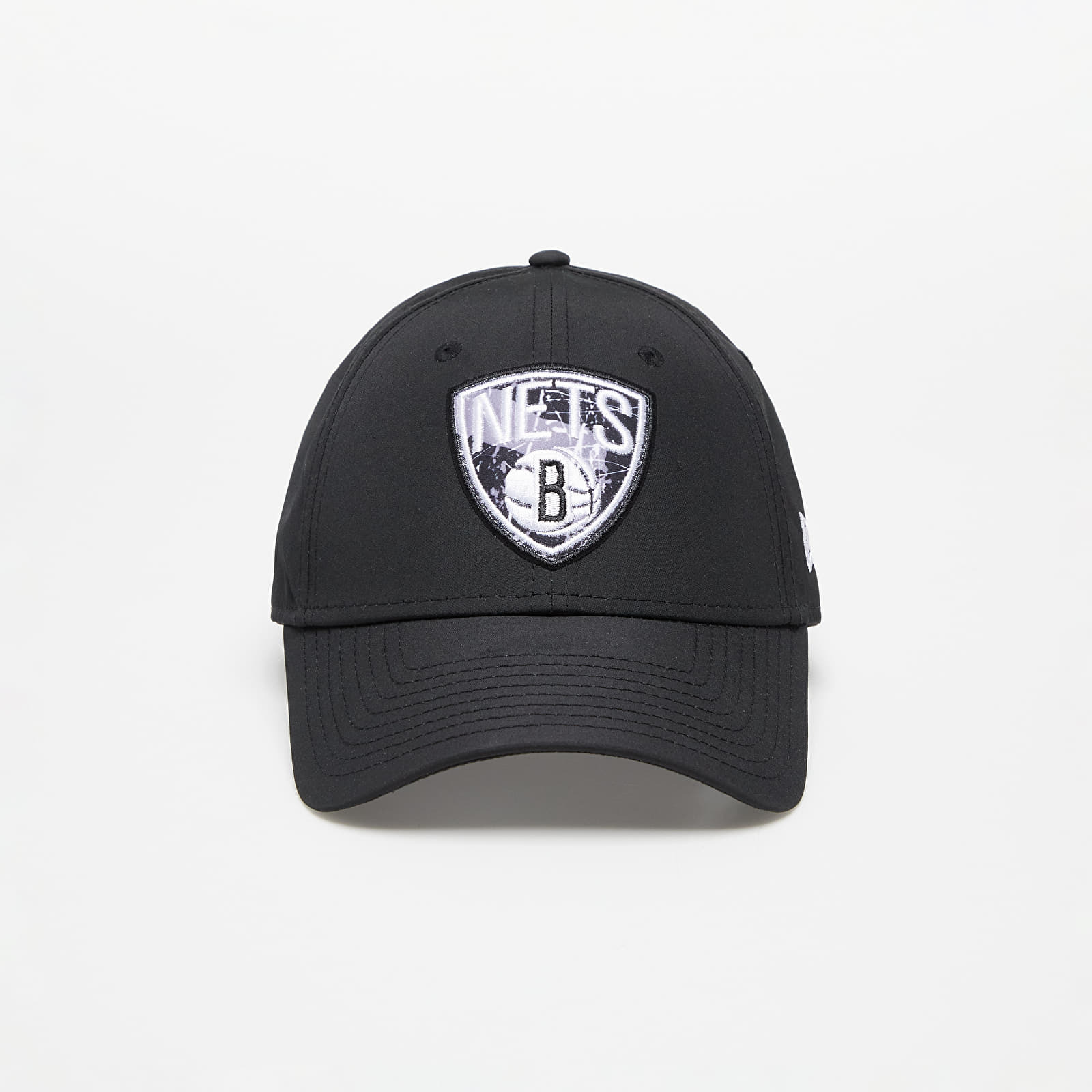 New Era - brooklyn nets print infill 9forty adjustable cap black