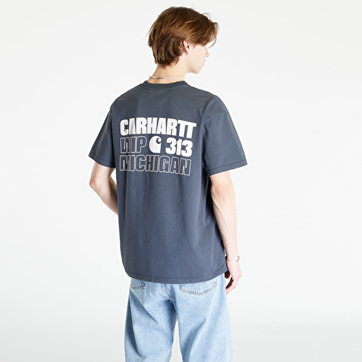 T shirt top carhartt bleu