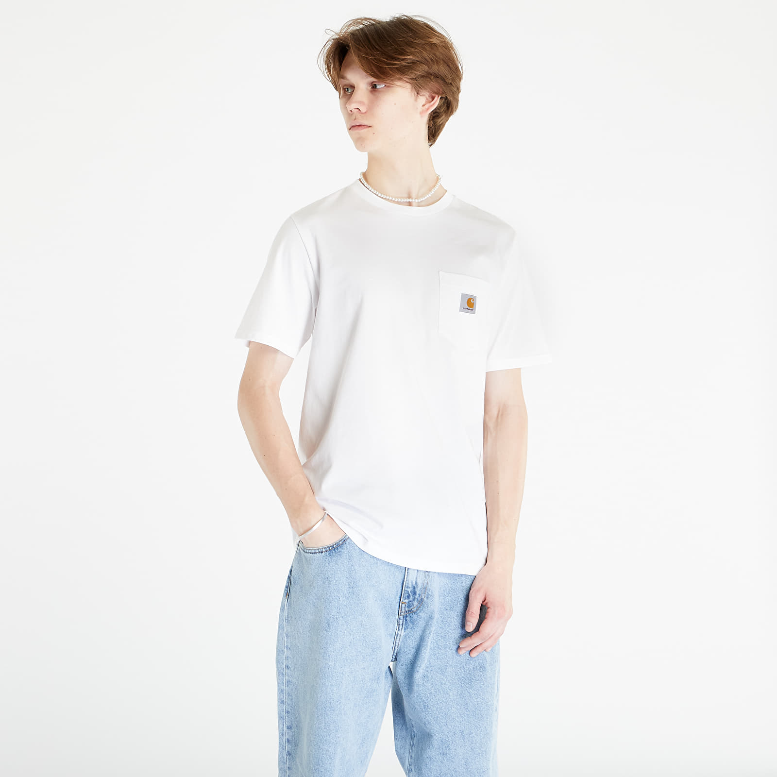 T-Shirts Carhartt WIP Pocket Short Sleeve T-Shirt UNISEX White