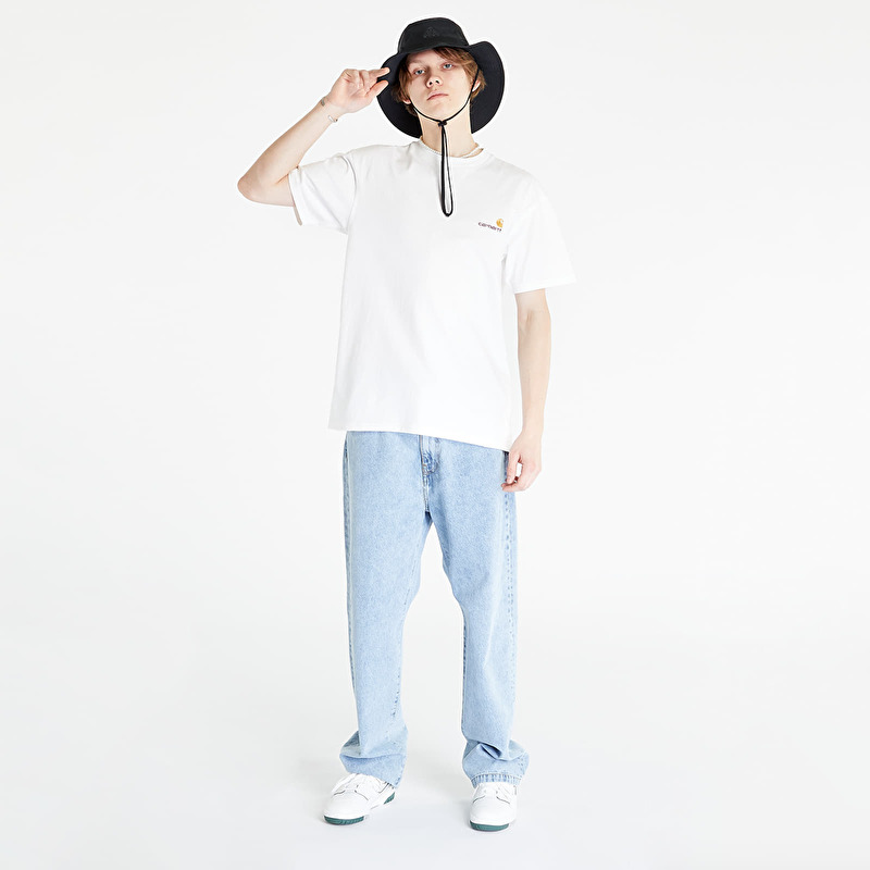 T-shirt Carhartt WIP American Script Short Sleeve T-Shirt UNISEX White