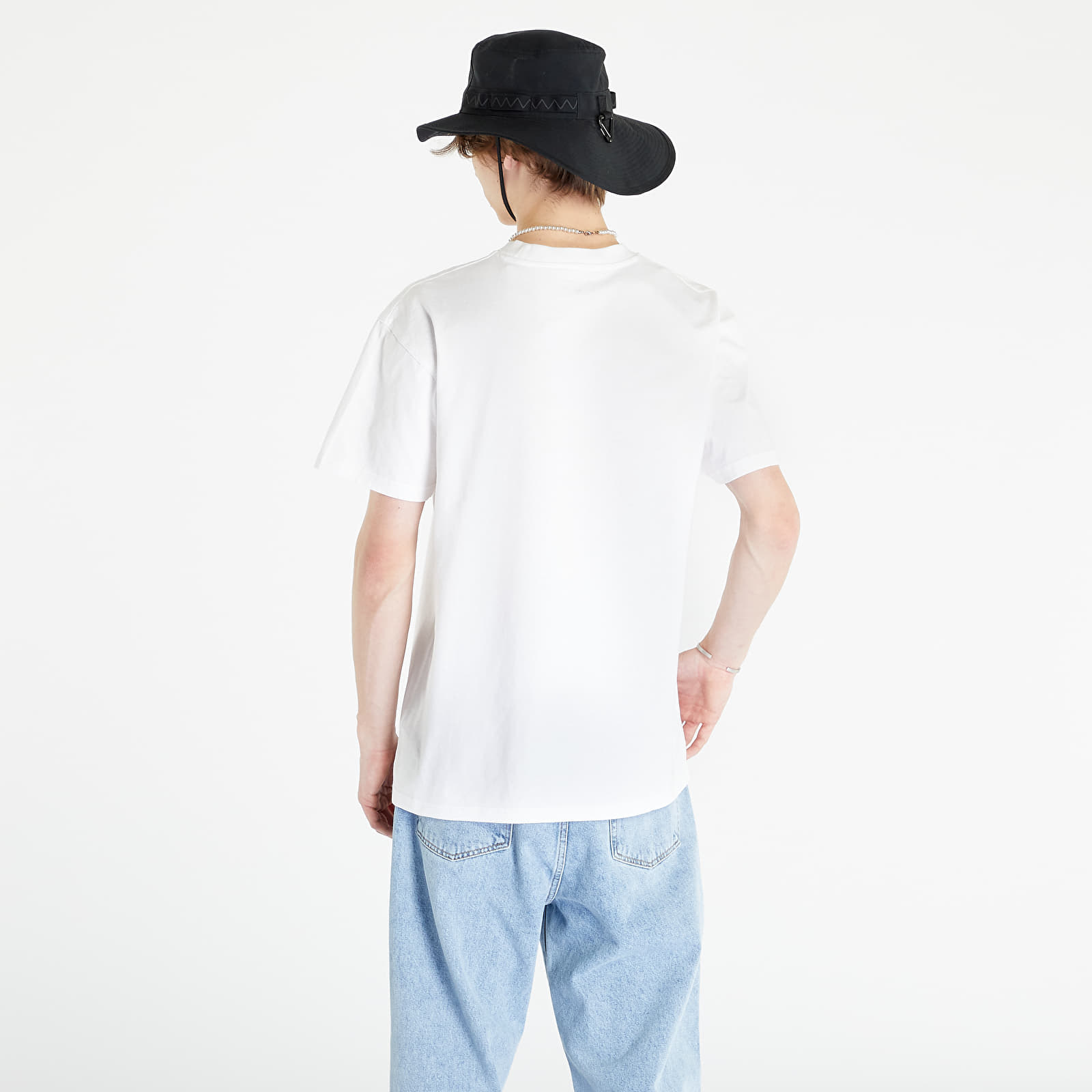 Tricouri  Carhartt WIP American Script Short Sleeve T-Shirt UNISEX White