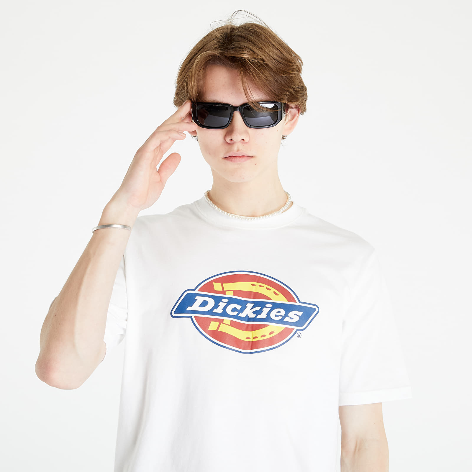 Levně Dickies Icon Logo Short Sleeve Tee White