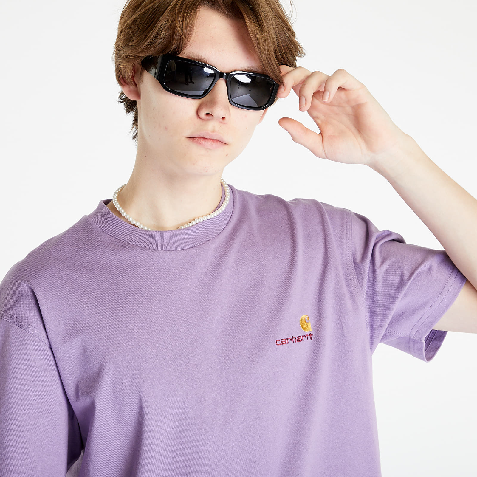 Majice i košulje Carhartt WIP American Script Short Sleeve T-Shirt UNISEX Violanda