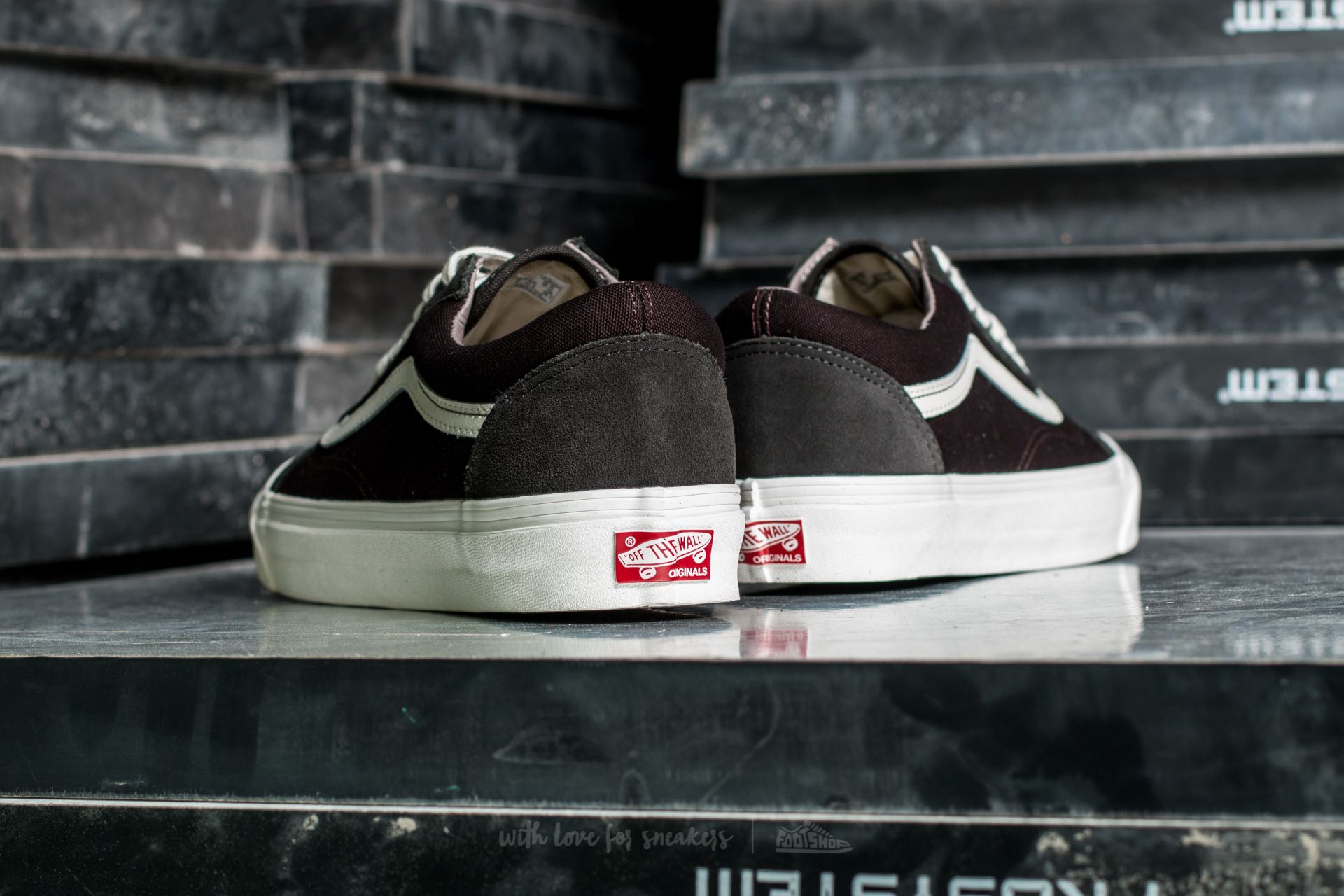 Zapatillas Hombre Vans OG Old Skool LX Suede/ Canvas Beluga/ After Dark