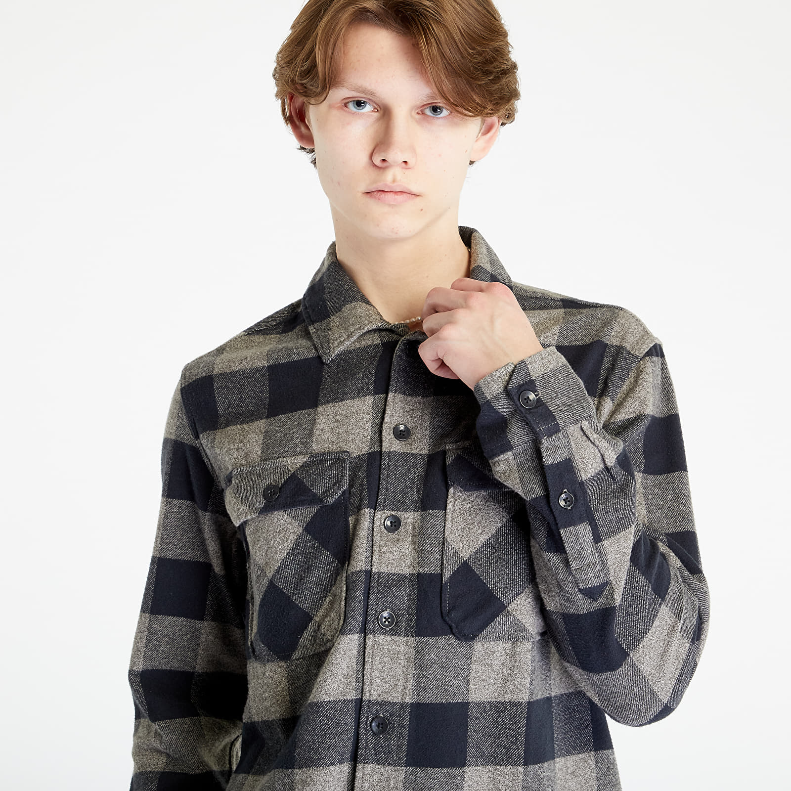 Hemden Dickies New Sacramento Shirt UNISEX Grey