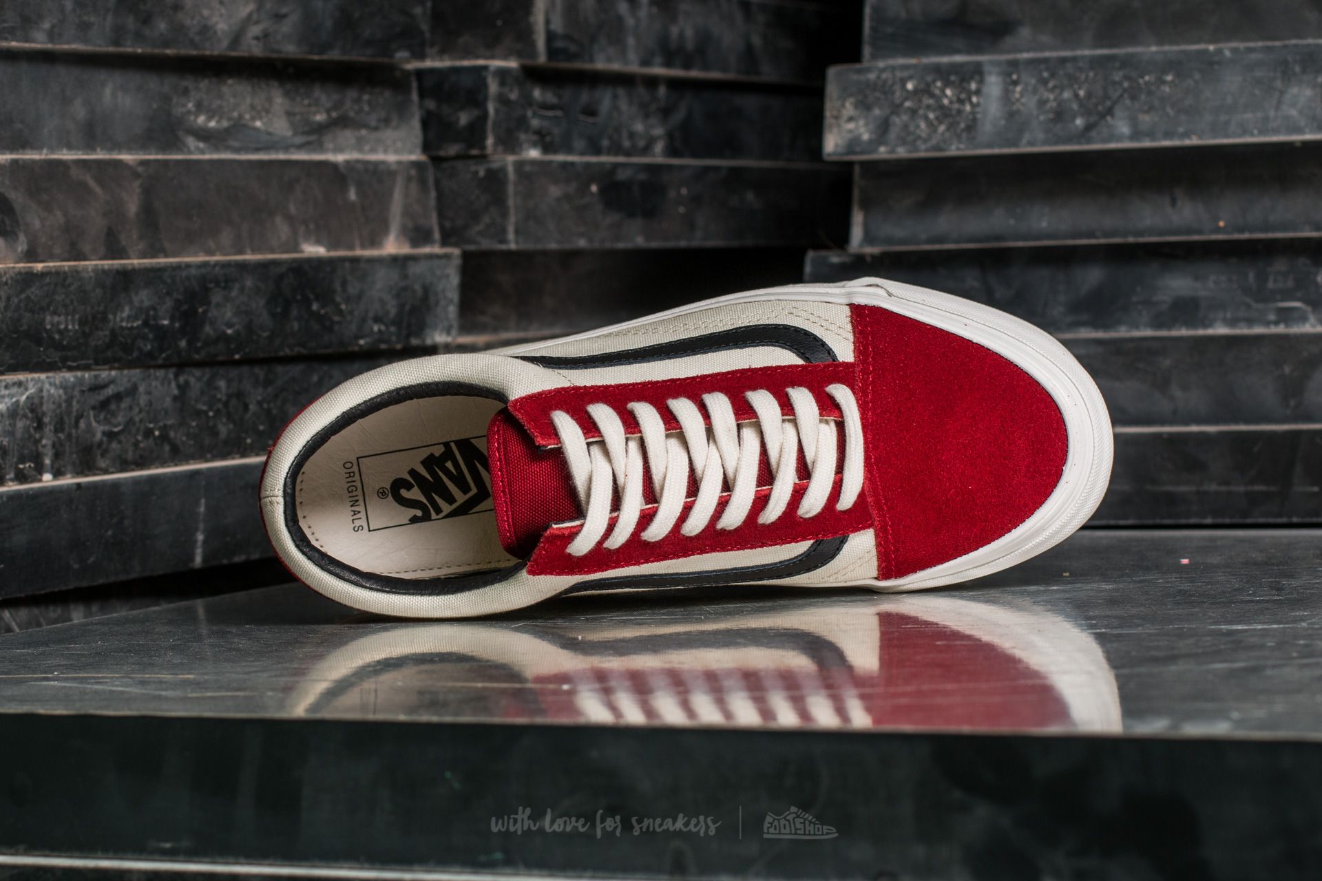 Vans old skool lx red dahlia top