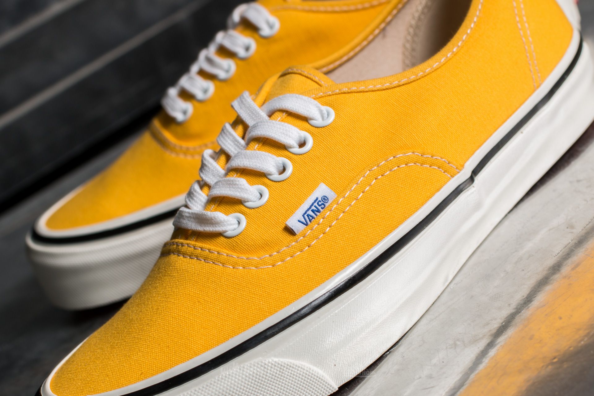 Authentic shop vans yellow