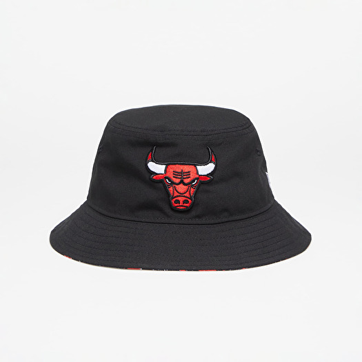 Bucket hats New Era Chicago Bulls Print Infill Bucket Hat Black Footshop