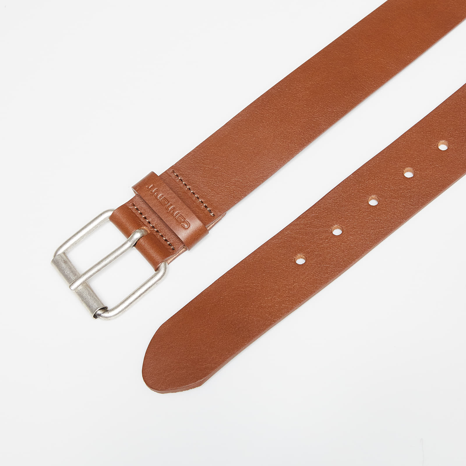 Gürtel Carhartt WIP Script Belt Cognac/ Silver 