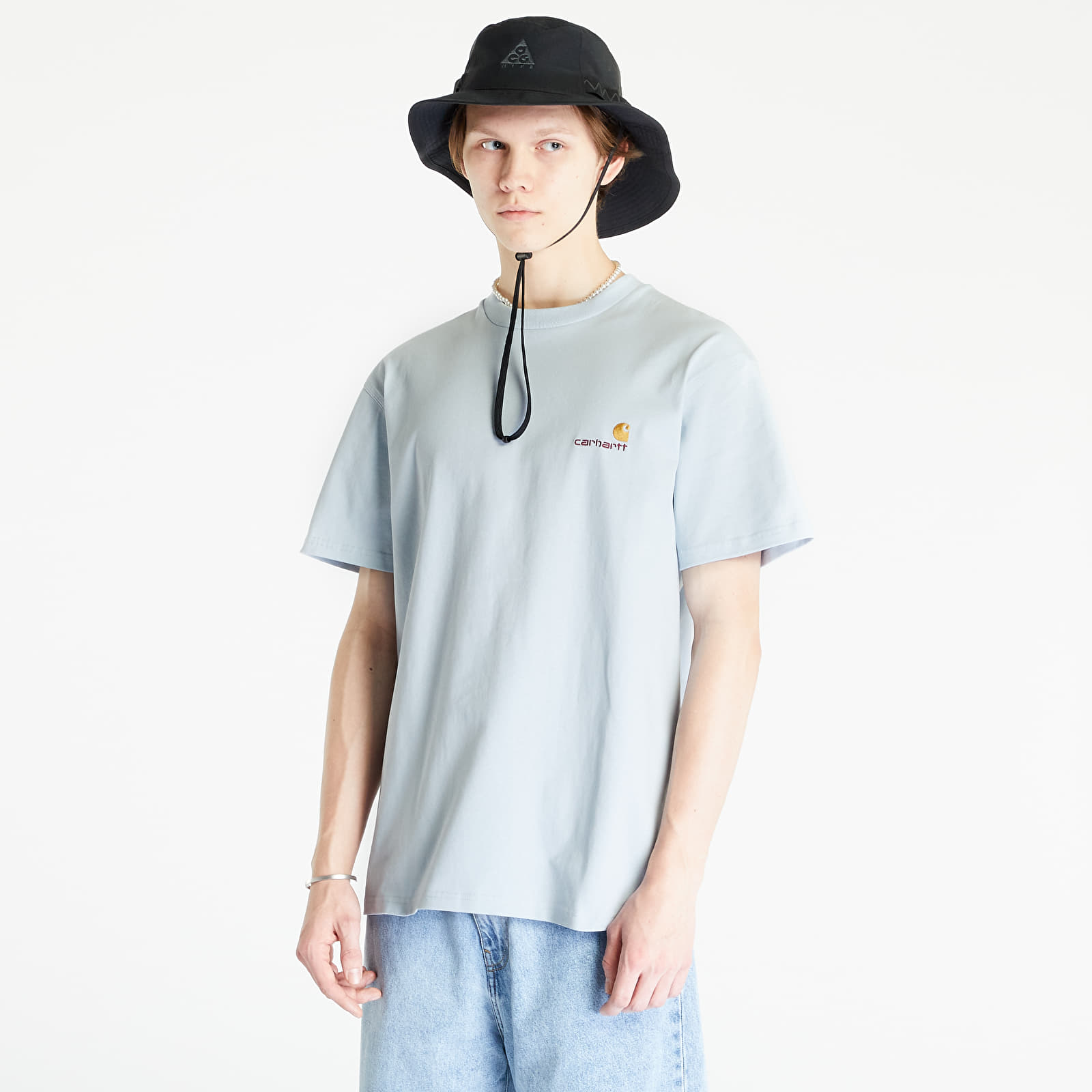 Tričká Carhartt WIP American Script Short Sleeve T-Shirt UNISEX Icarus