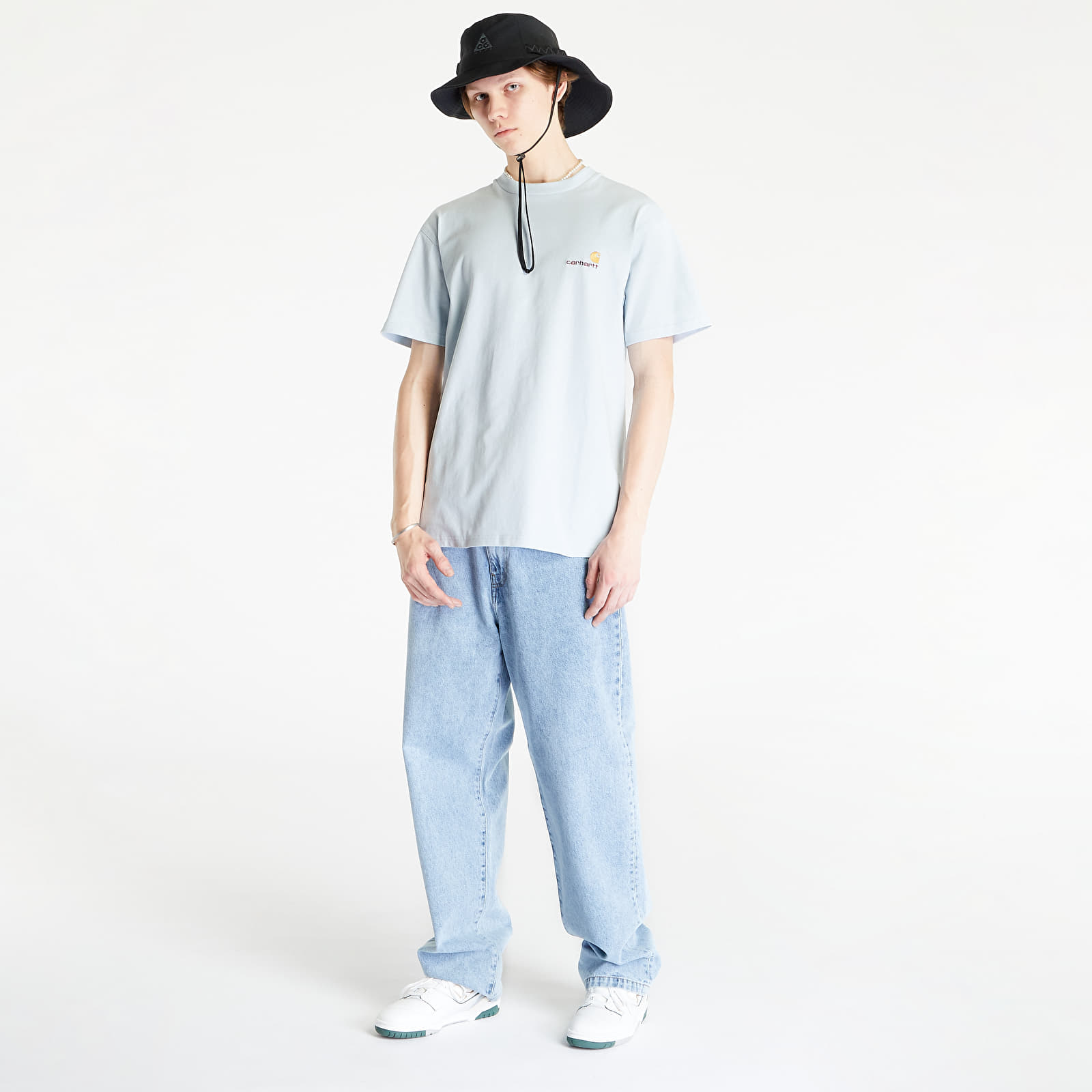 Tričká Carhartt WIP American Script Short Sleeve T-Shirt UNISEX Icarus
