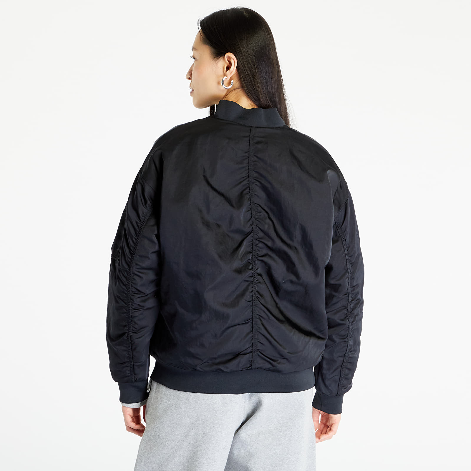 Jackets Nike Sportswear Women's Varsity Bomber Jacket Black/ Black/ White