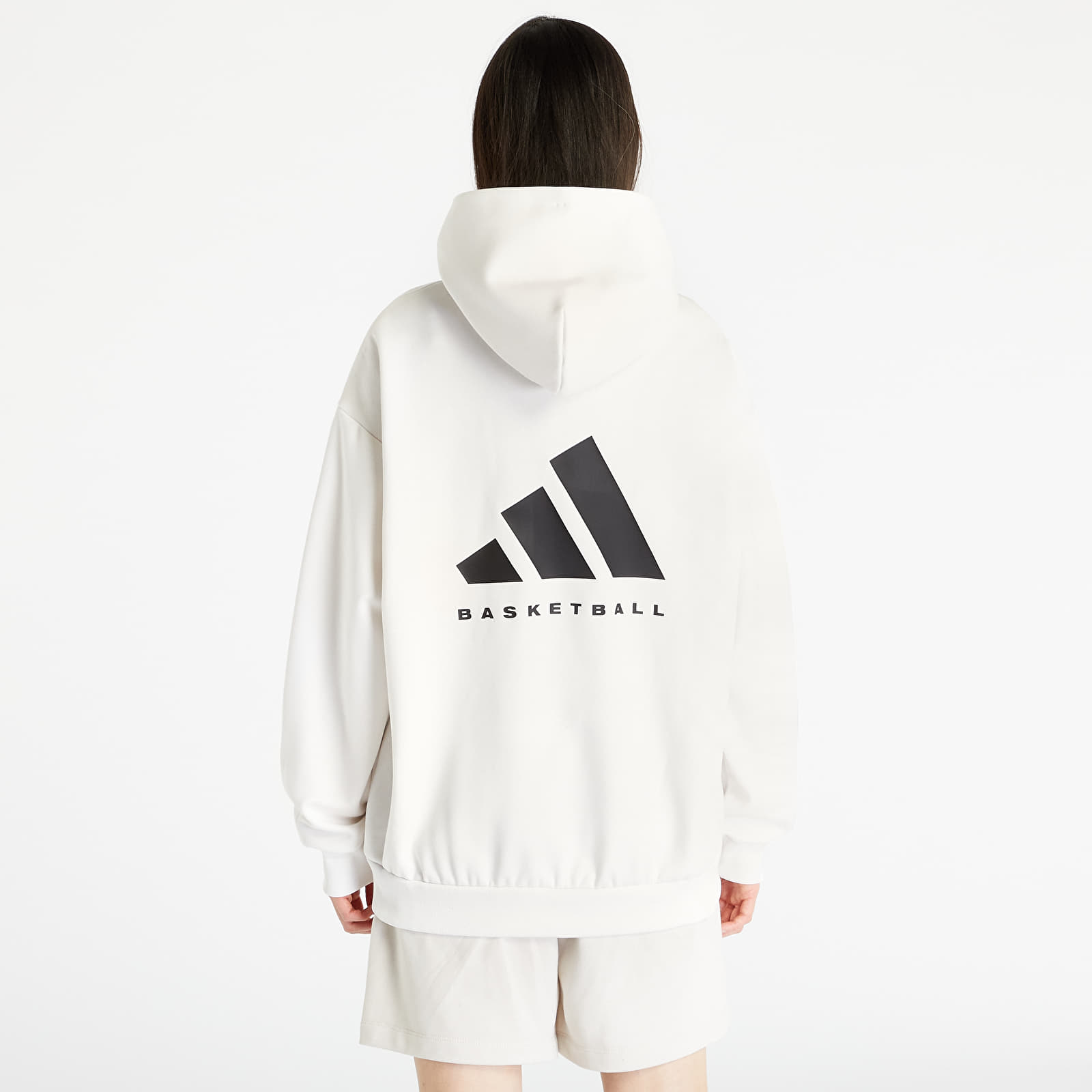 Hoodies and sweatshirts  adidas Basketball Hoodie UNISEX Cloud White